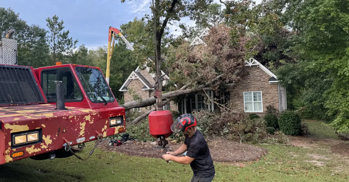 Dixon Trees crew working in Cayce, SC